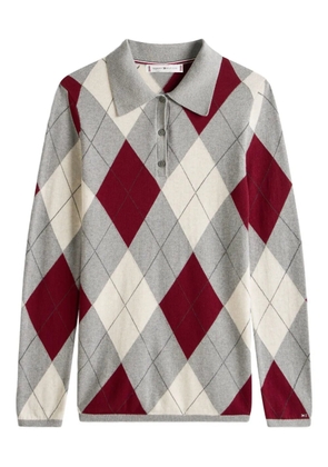 Tommy Hilfiger polo-collar sweater - Grey