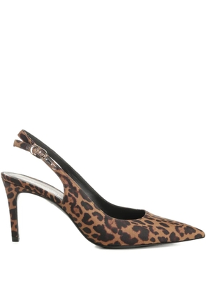 Stuart Weitzman 75mm Stuart Power slingback pumps - Brown