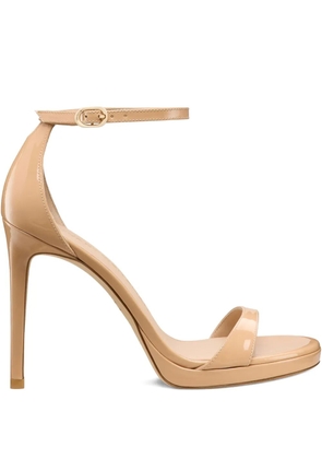 Stuart Weitzman platform ankle-strap sandals - Neutrals