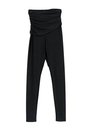 THE ANDAMANE Vicki draped-waist leggings - Black