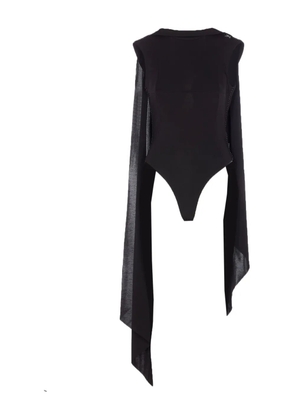 Jean Paul Gaultier logo-detail bodysuit - Black