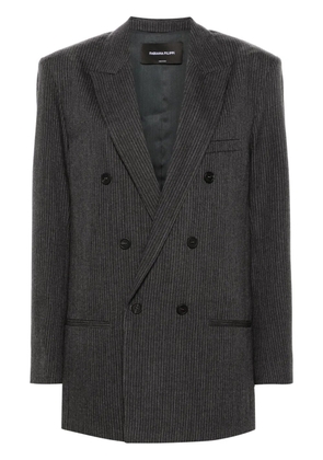 Fabiana Filippi pinstriped blazer - Grey