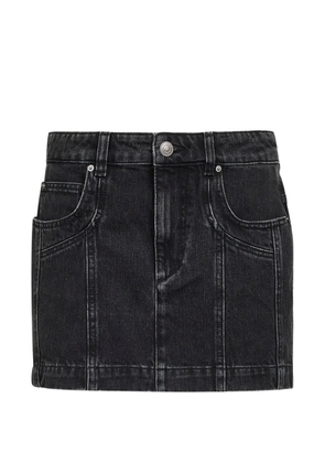 MARANT ÉTOILE five-pocket mini skirt - Black