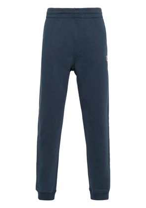 Maison Kitsuné logo-patch cotton track trousers - Blue