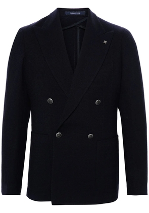 Tagliatore double-breasted wool blazer - Blue
