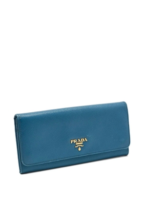 Prada Pre-Owned Saffiano leather wallet - Blue