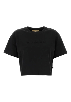 Michael Michael Kors logo-embossed T-shirt - Black