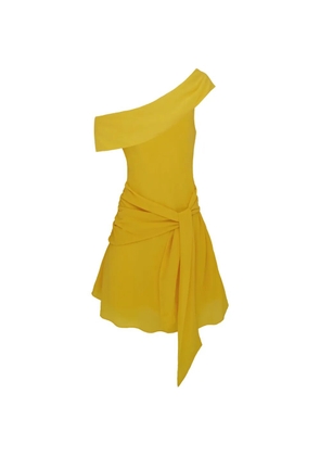 AZEEZA Kavari one-shoulder mini dress - Yellow