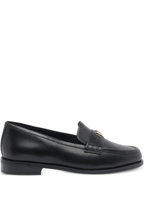 Michael Michael Kors Lex logo-plaque loafers - Black