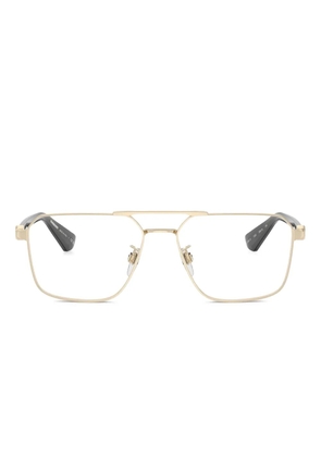 Burberry Eyewear rectangle glasses - Gold