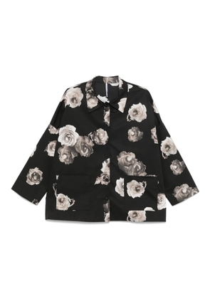 Liviana Conti floral-print shirt - Black