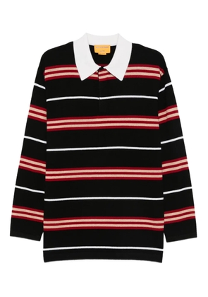 Guest In Residence striped cashmere jumper - Black