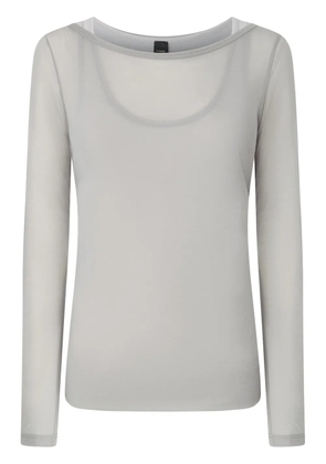 PINKO layered T-shirt - Grey