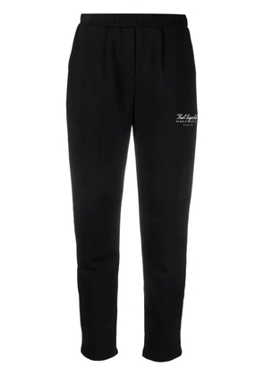 Karl Lagerfeld logo-print track pants - Black