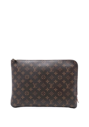 Louis Vuitton Pre-Owned 2018 Monogram Etui Voyage MM clutch bag - Brown