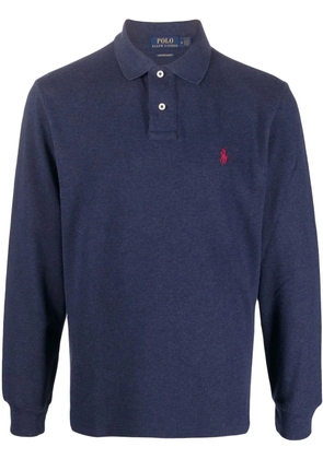 Polo Ralph Lauren Polo Pony long-sleeved polo shirt - Blue