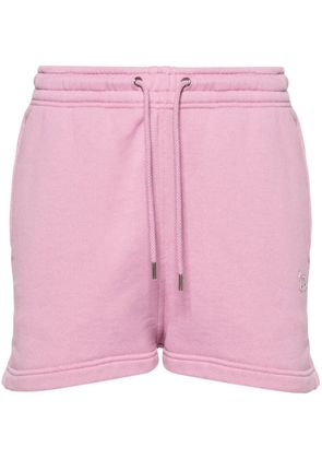 Maison Kitsuné fox-patch track shorts - Pink
