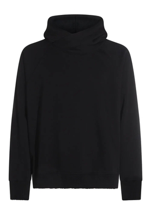 Thom Krom cowl-neck raglan-sleeve hoodie - Black