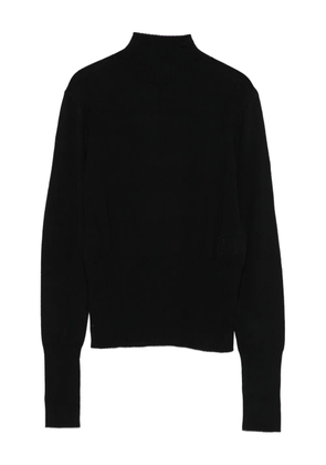 Patrizia Pepe high-neck long-sleeve sweater - Black