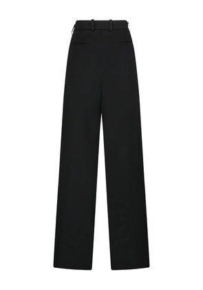 Chloé pleated wide-leg trousers - Black