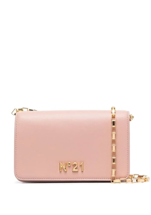 Nº21 logo plaque crossbody bag - Neutrals