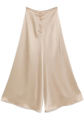 Nanushka satin trousers - Neutrals