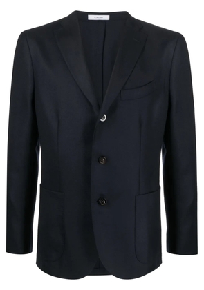 Boglioli single-breasted virgin wool blazer - Blue