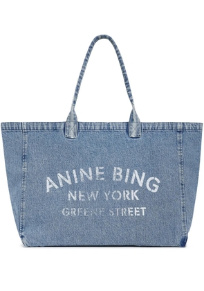 ANINE BING Leo tote bag - Blue