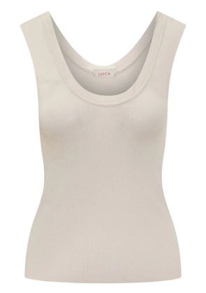 jucca approved ribbed tank top - Neutrals