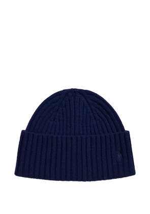 Polo Ralph Lauren wool ribbed cuff beanie - Blue