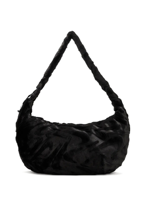 Nike textured zip shoulder bag - Black