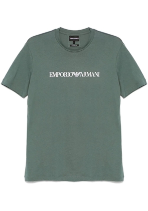 Emporio Armani logo-print T-shirt - Green