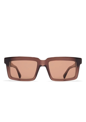 Mykita rectangle-frame sunglasses - Brown