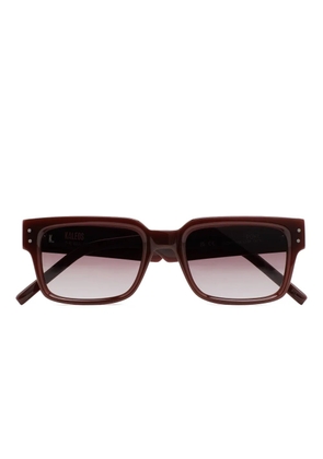 Kaleos Pohl rectangle-frame sunglasses - Brown