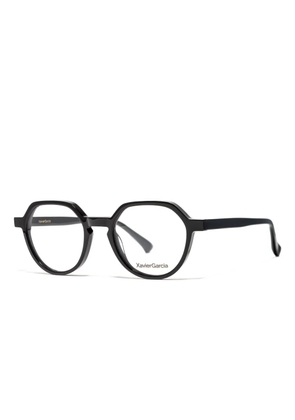 Xavier Garcia Design BK geometric glasses - Black