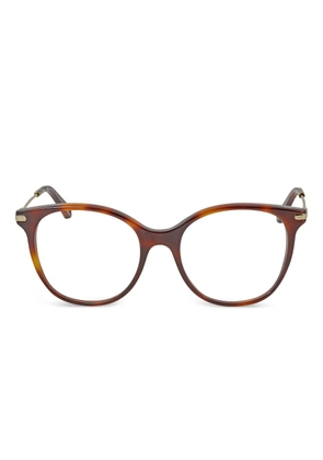 Chloé round-frame glasses - Brown
