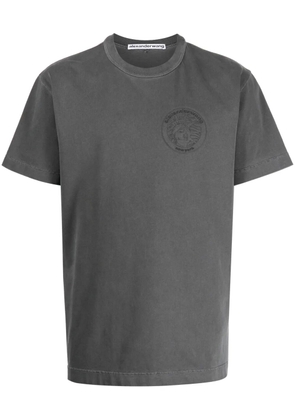 Alexander Wang statue of liberty-embossed crew neck T-shirt - Grey
