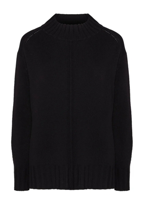 ELENA MIRO` high neck knitwear - Black
