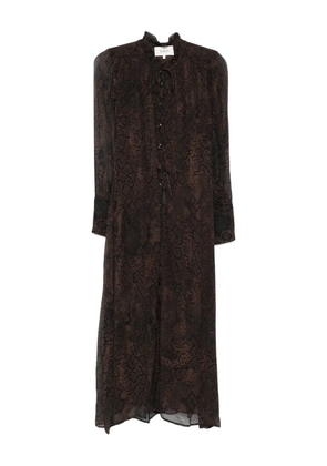 Ba&Sh Sahara midi dress - Brown