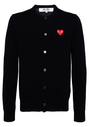 Comme Des Garçons Play wool cardigan - Blue