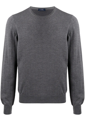 Barba crewneck wool jumper - Grey