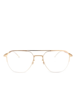 Mykita Imba geometric-frame glasses - Gold