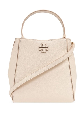 Tory Burch McGraw leather bucket bag - Neutrals