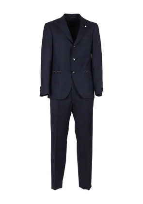 LUIGI BIANCHI MANTOVA single-breasted suit - Blue