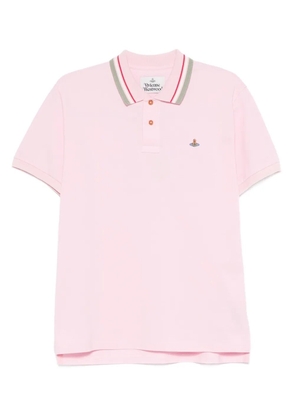 Vivienne Westwood tipped polo shirt - Pink