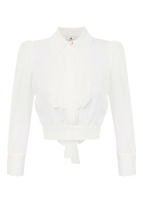 Elisabetta Franchi embroidered-design shirt - White