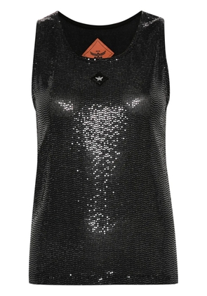 MCM logo-patch tank top - Black