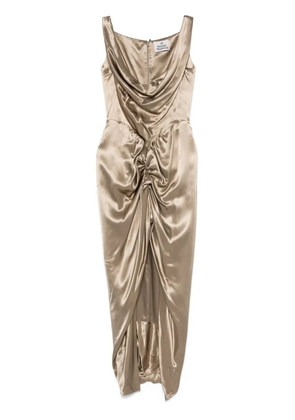 Vivienne Westwood Panther maxi dress - Gold