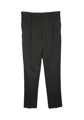 Lanvin high-waisted tapered-leg wool trousers - Black