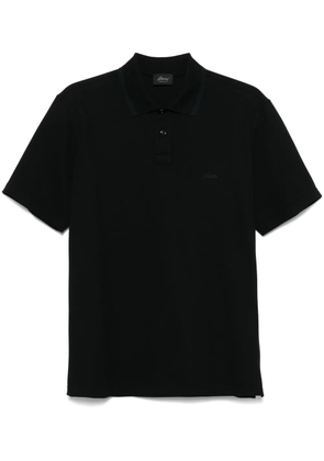 Brioni piqué polo shirt - Black